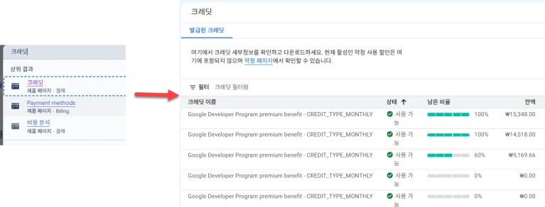크레딧 구글 클라우드